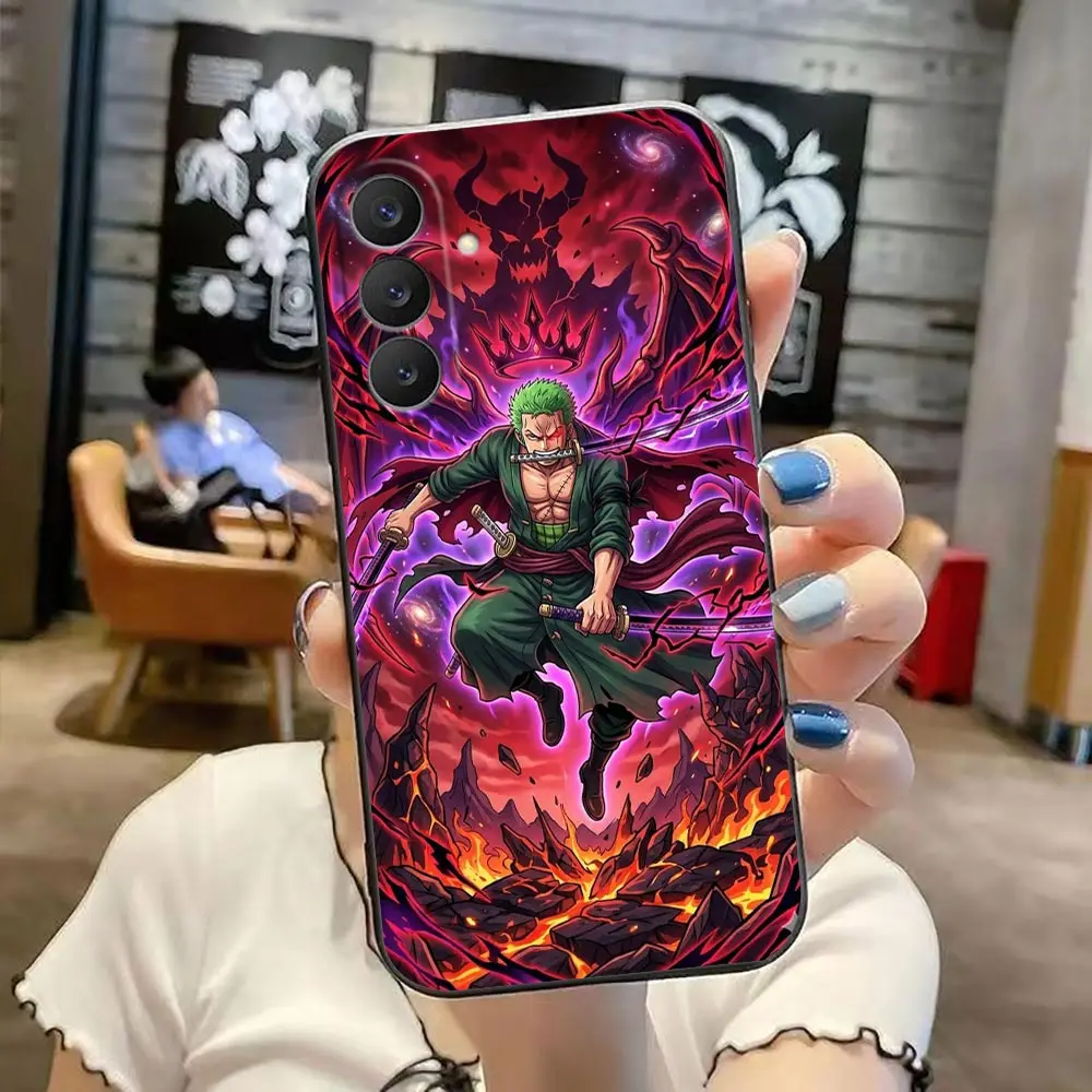 Gear 5 Luffy Zoro One P-Piece Cover Phone Case For Samsung Galaxy S26 S25 S24 S23 S22 S21 S20 FE Ultra Plus Unique Bumper Case