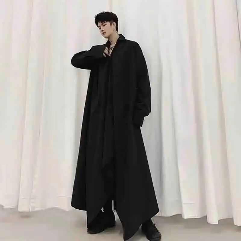 Cloaks Shirt Small And Women's Men's Designer Coat Long Group Show Style Nightclub DJ Singer Stage Trend