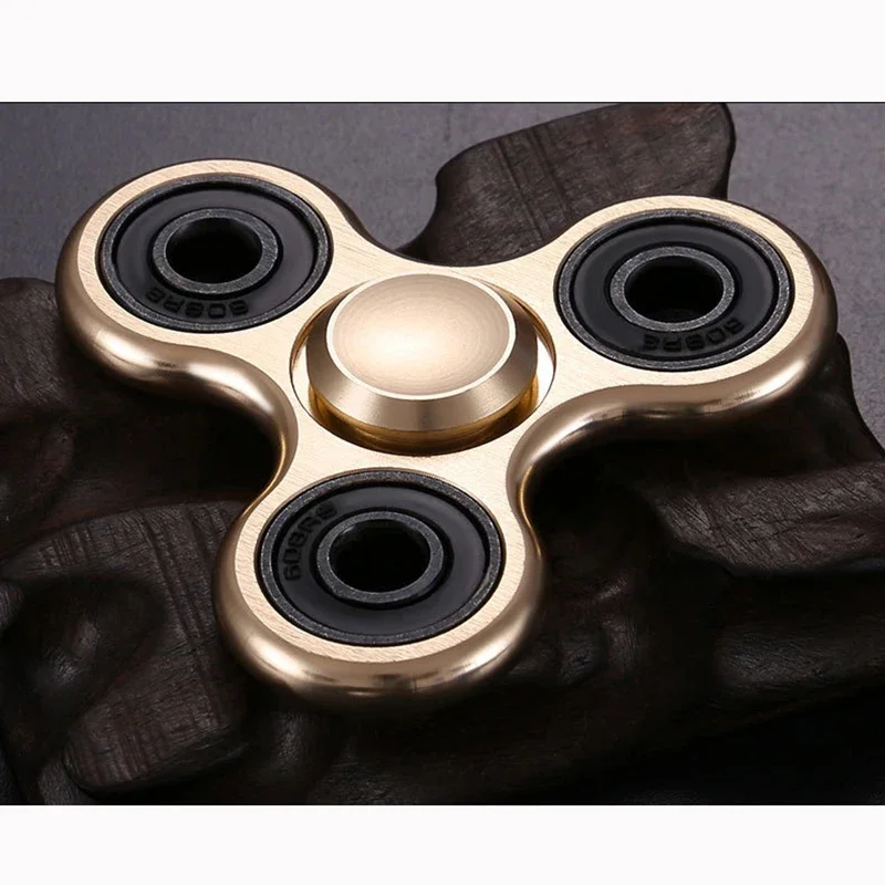 Mới Hợp Kim Nhôm Quay Bằng Tay Cho Tự Kỷ ADHD Giảm Lo Lắng Giảm Stress Trẻ Em Tay Kim Loại Spinner Fidget Đồ Chơi