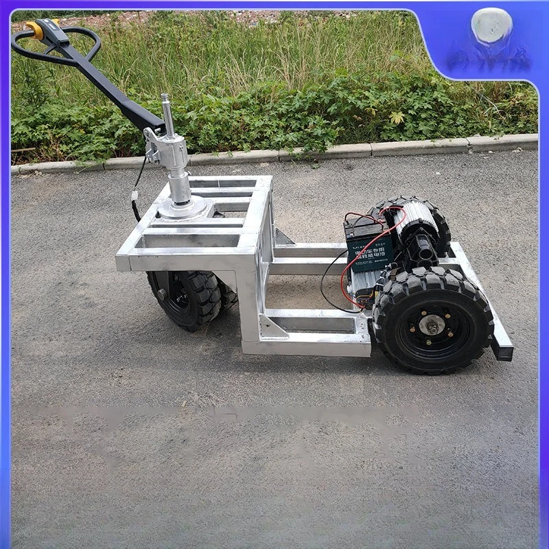 All-electric three-wheeled trolley to pull goods, farmland factory site truck carrying 2.5 tons, full set of accessories