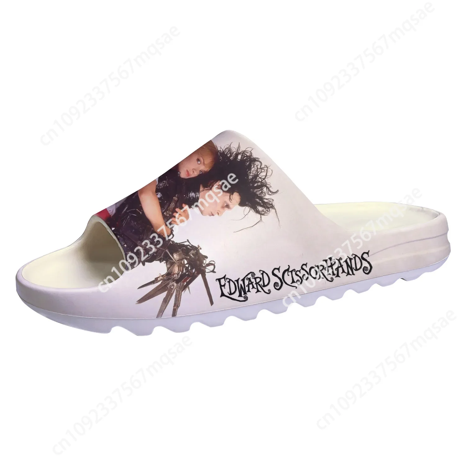 Edward Scissorhands Movie Soft Sole Sllipers Home Clogs Customized Step On Water Shoes Mens Womens Teenager Sandals