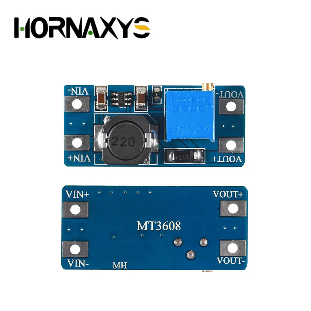 5/10pcs MT3608 5V 12V 24V 28V DC-DC Step Up Converter Booster Netzteil Modul Boost-Step-up Board MAX ausgang 28V 2A MT-3608