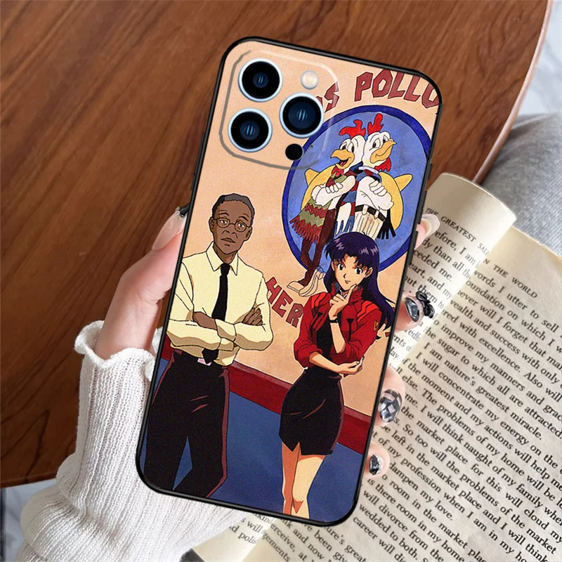 Gus And Misato Gustavo Fring Phone Case For iPhone 16 15 14 13 12 11 Pro Max 12 13 Mini X XR XS Max 6s 8 7 Plus Cover