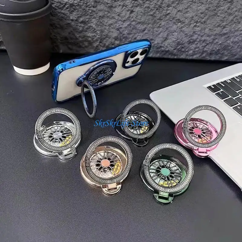 E65E Transportable Adhesive Phone Mount With 360 Turn Spinner Stress Palliative Global Agreement For Robot Devices