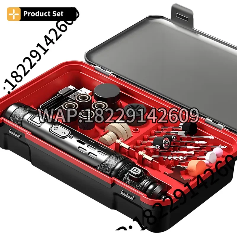 Zten Mini USB Cordless Rotary Drill, Wireless Dremel Carving Pen with DIY Accessories