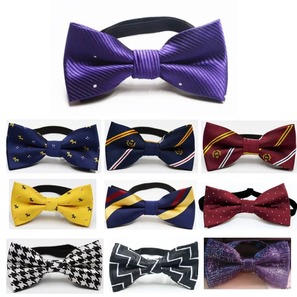 LOLANTA Kids Baby Boys Girls Elegant Pre-tied Bow Tie Formal Tuxedo Dress Accessories Bow Ties for Adults & Children