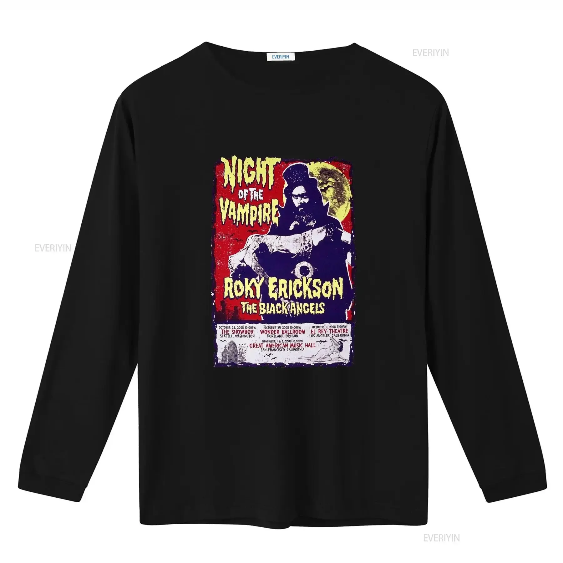 روكي إريكسون توقيع مضحك الرجال جميع حجم تي شيرت 1DS360 خمر غسلها تنفس امتدت للجنسين تنوعا قليلا أوم