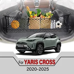 Car Cargo Net Stretchable,Car Gadgets, Adjustable Elastic Trunk Storage Net with Hook for TOYOTA YARIS CROSS 2020-2025