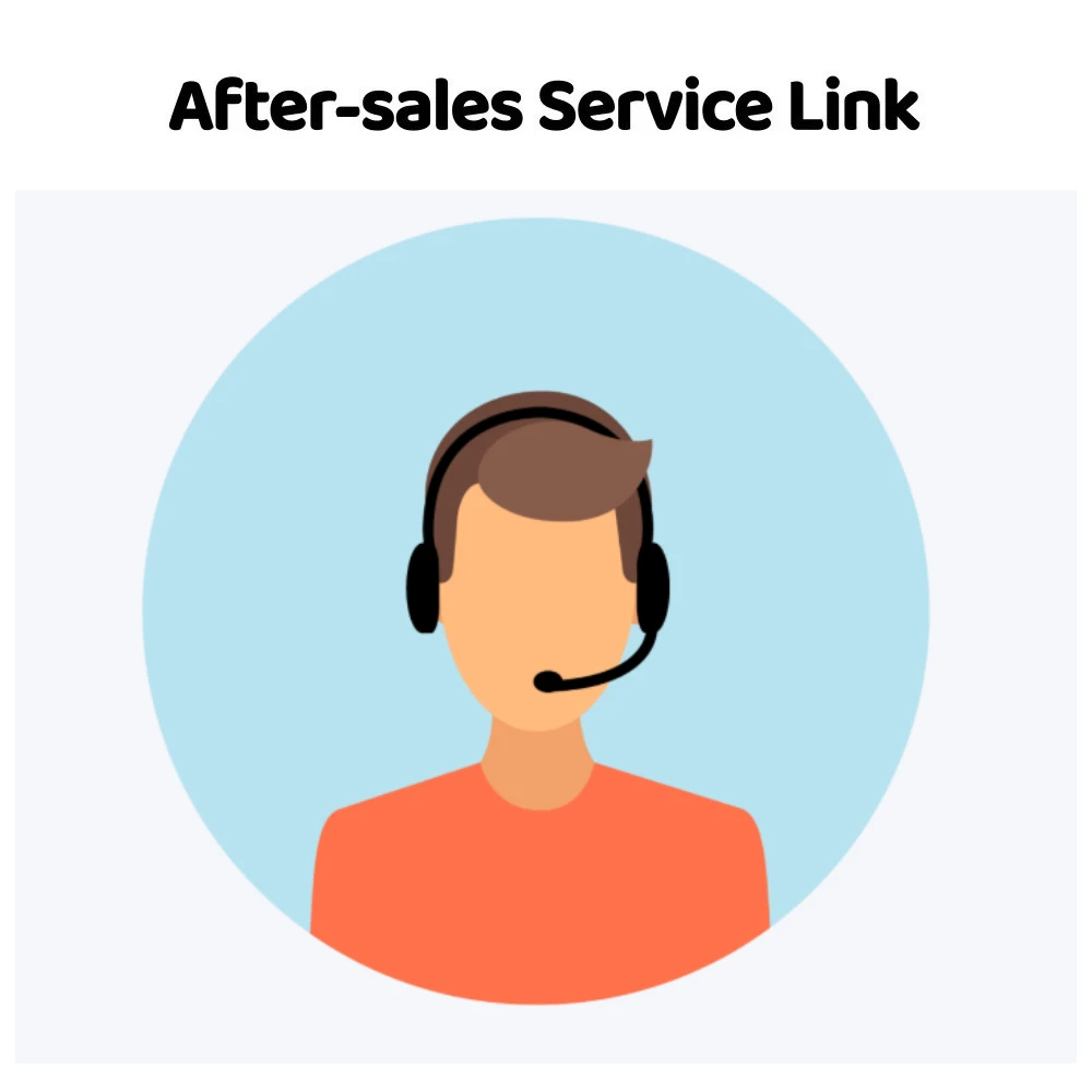 

After-sales Service Link--For Replacement Orders Only