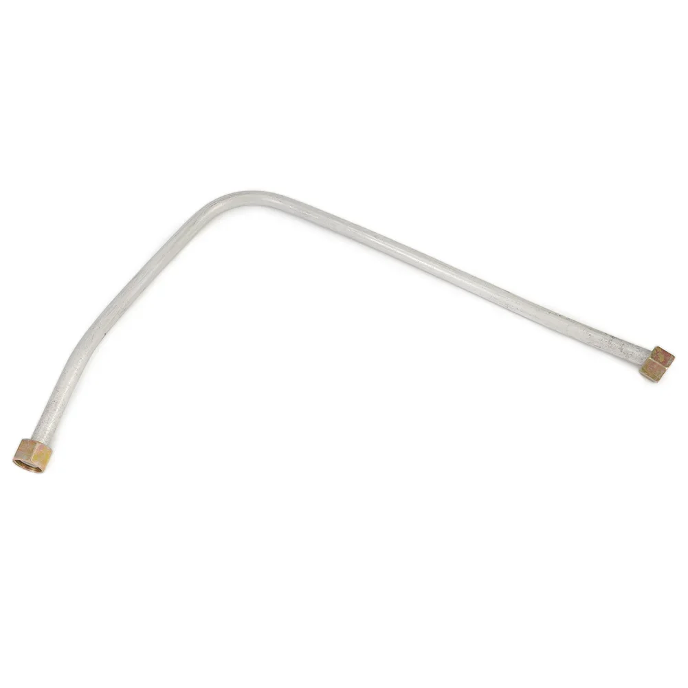 Air Compressor Exhaust Tube 540mm Length Aluminum Construction With Brass Hex Nut And G3/8 Female Thread For System Repairs
