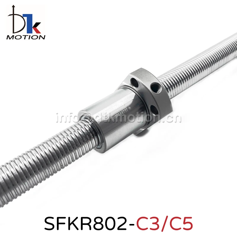 

DTK Taiwan SFK802 Ground C5 200mm High Precision Mini Ballnut Miniature Inner Circulation 3D Printer R12 Replace TBI R8 Lead 2mm