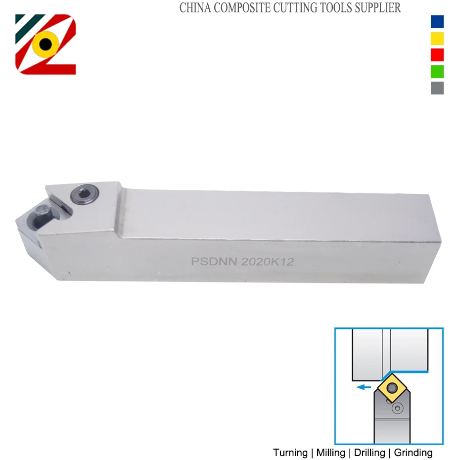 EDGEV 45 PSDNN2020 PSDNN2020K12 PSDNN2532P12 PSDNN3232P15 PSDNN3232P19 CNC เครื่องมือ Holder SNMG120408 SNMG150608