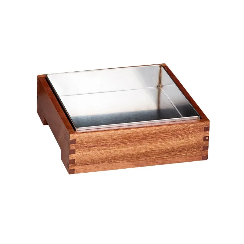 High-end Hot Pot, Snowflake Fat Cow Sashimi Wooden Box Combination Tableware Set, Barbecue Creative Specialty Food Storage Box