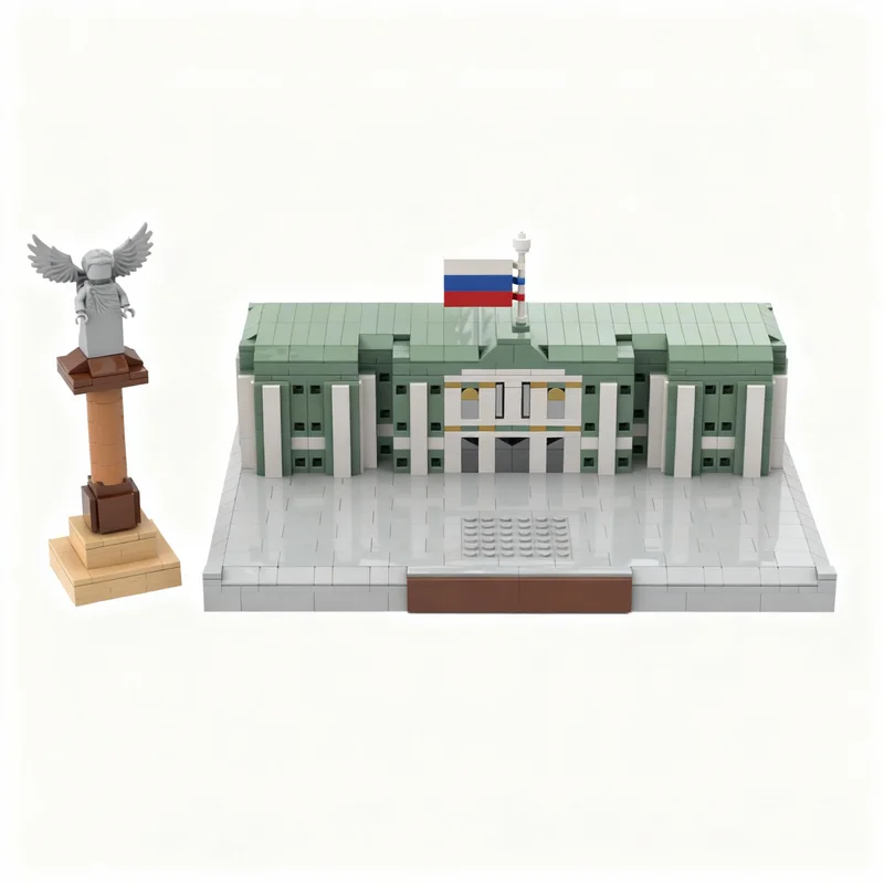 

1329pcs MOC Winter Palace Architecture Model Building Blocks Construction Toy Christmas Gifts DIY Creative Idea Education Brick