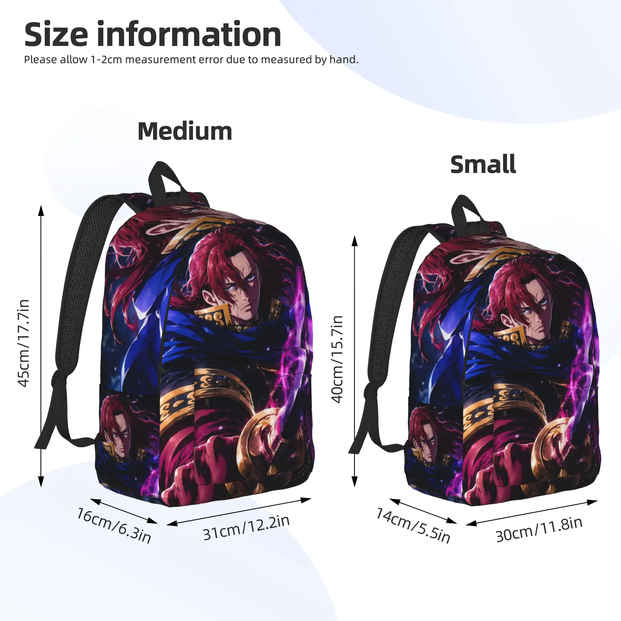 Fashion One Piece Anime Backpack  Mochilas Kawaii For Work Zipper Closure Rucksack - view 3