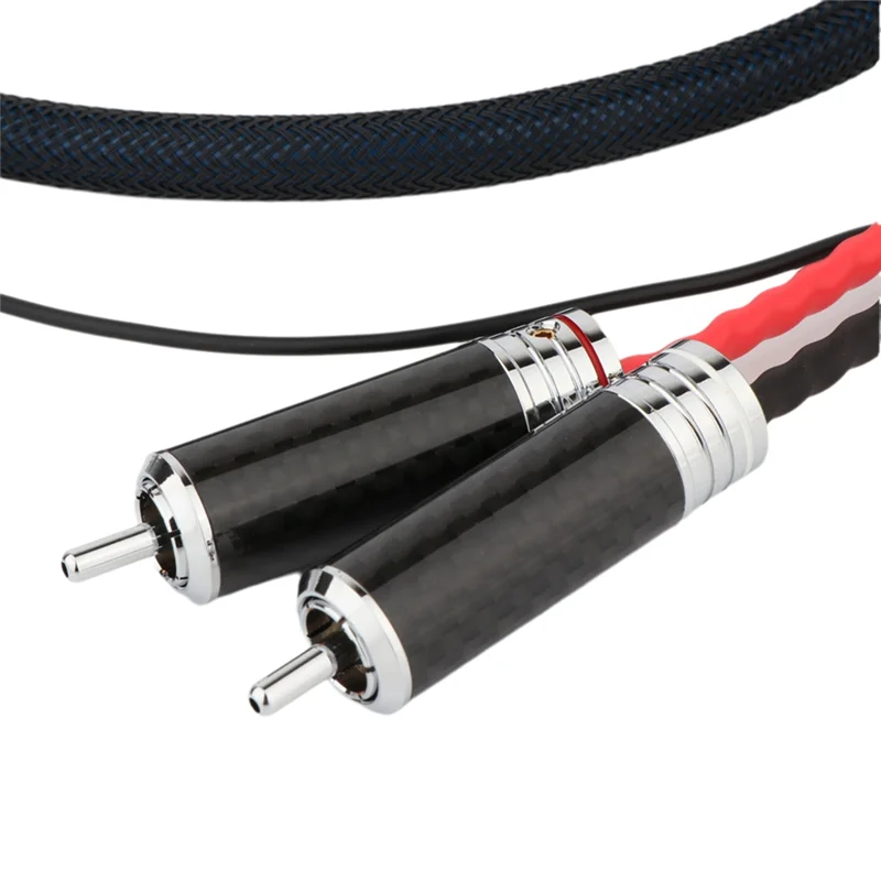 

ABSQ-Vinyl LP Record Player Tonearm Cable Din To 2RCA Interconnect Shielding Tone Arm Phono Cable Signal Line Pin Tonearm