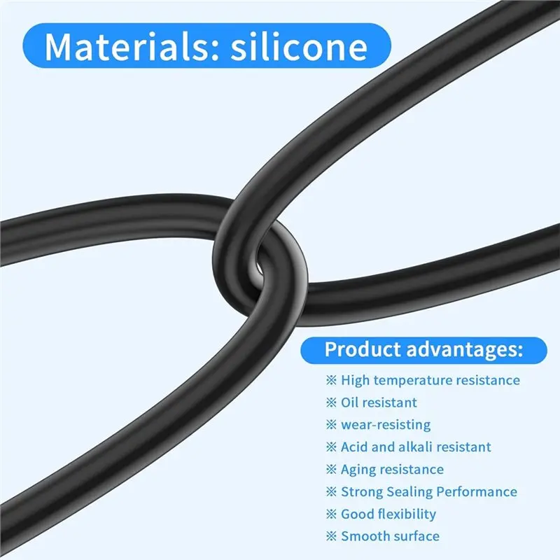 A11M-Automotive 6PCS Vacuum Hose Kit Including 1/8