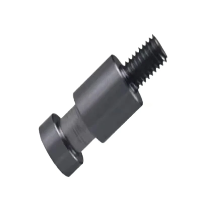 Stainless steel CNC machined single-head threaded axle pin, stepped threaded connector, mechanical threaded shaft post