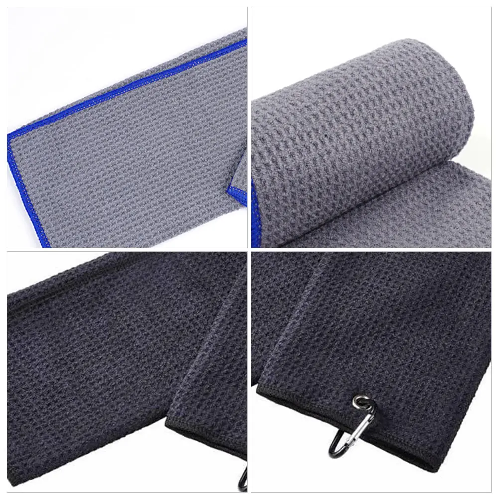 

Waffle Towel Microfiber with Hook Swimming Sweat Sports Travel Absorbent Sweat-absorbent