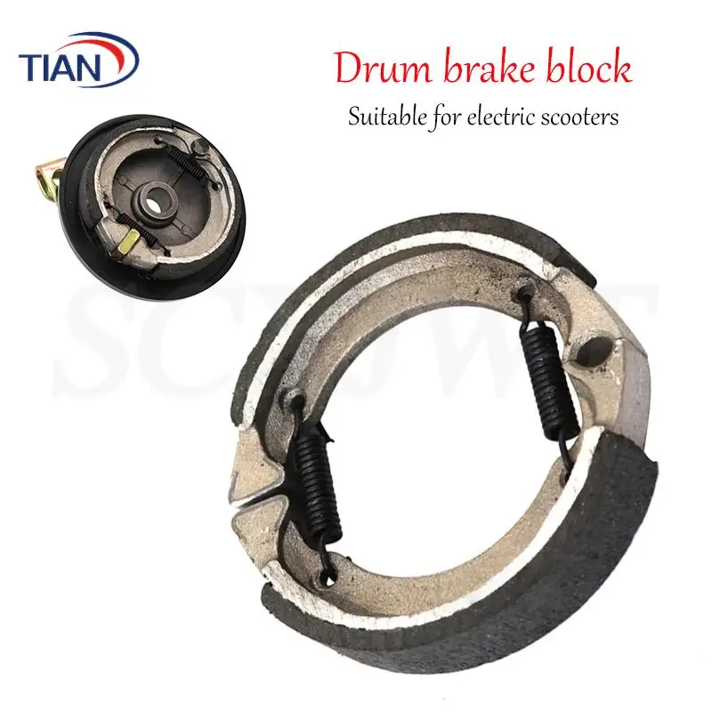 Drum Brake Expansion Brake with Brake Shoes Brake Cable for Zero 8 9 Dualtron KickScooter Brake Assembly Smarts Electric Scooter