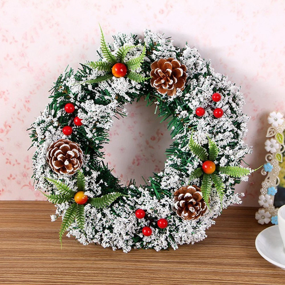 

Window Props Christmas Tree Accessories for Door Decor Cherry Xmas Ornaments Christmas Decoration Garland Christmas Wreath