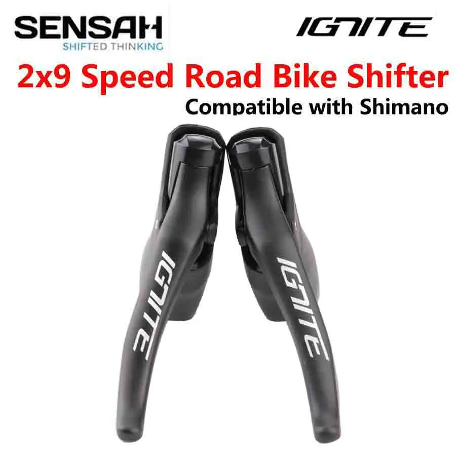 

SENSAH IGNITE STI 2x9 Speed Road Bike Shifter Brake Lever Bicycle R7000 Tiagra Sora Sensah Empire Pro Sensah Groupset 4700 5800