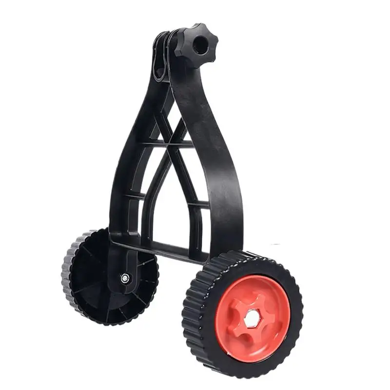 String Trimmer Support Wheels Auxiliary Wheels Lawnmower Wheel Brush Cutter Wheel Mower Attachment Adjustable Grass Cutter