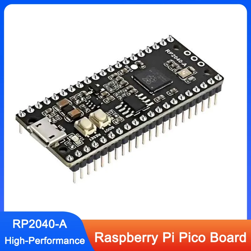 Raspberry Pi Pico Board com Interfaces Digitais Flexíveis, Placa de Desenvolvimento Microcontrolador de Alto Desempenho, RP2040-A