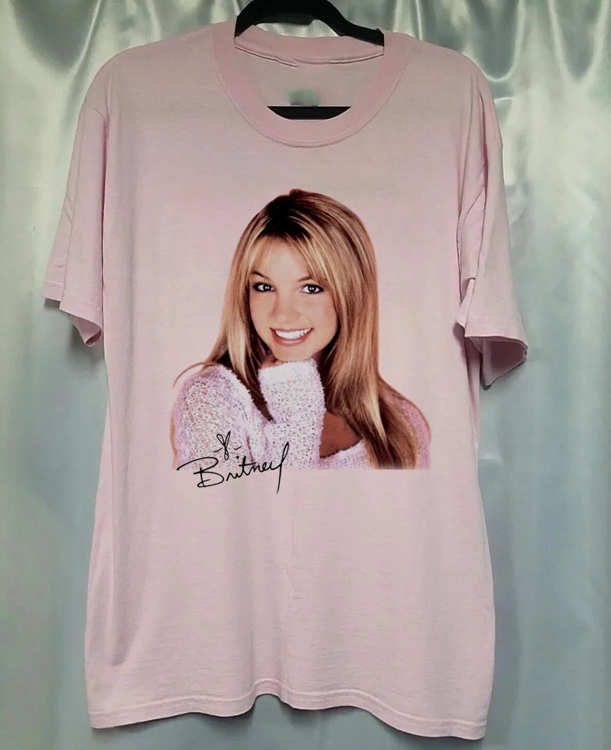 Raro Britney Spears tan bonito regalo para fan S-2345XL camiseta unisex rosa claro