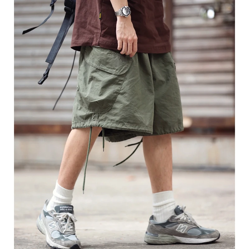 

Мужские летние шорты Citybog Workwear свободного кроя, модные, повседневные, прямые, широкие, унисекс, в стиле INS, пять вариантов длины