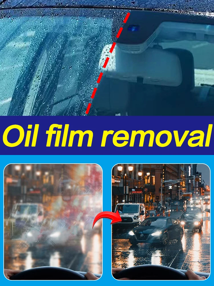 

Car Oil Film Remover Clean Glass Windows