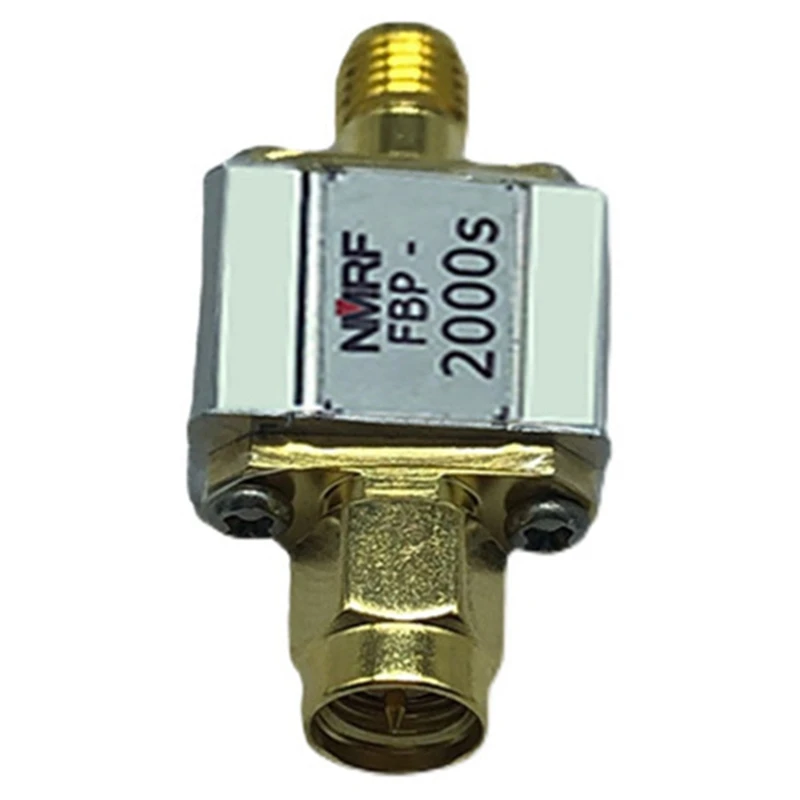 Filtro de paso de banda NMRF 1 piezas, 2000Mhz, FBP-2000S, 2000Mhz, RF, Coaxial, ancho de banda de 1DB, 5Mhz, interfaz SMA de Metal