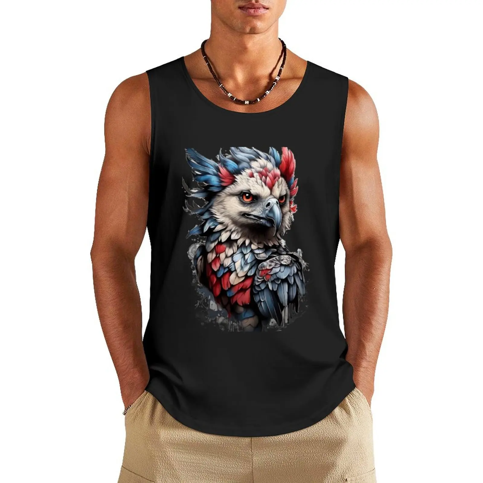

Harpy Eagle Tank Top training weight vest mens gym clothes singlets for men