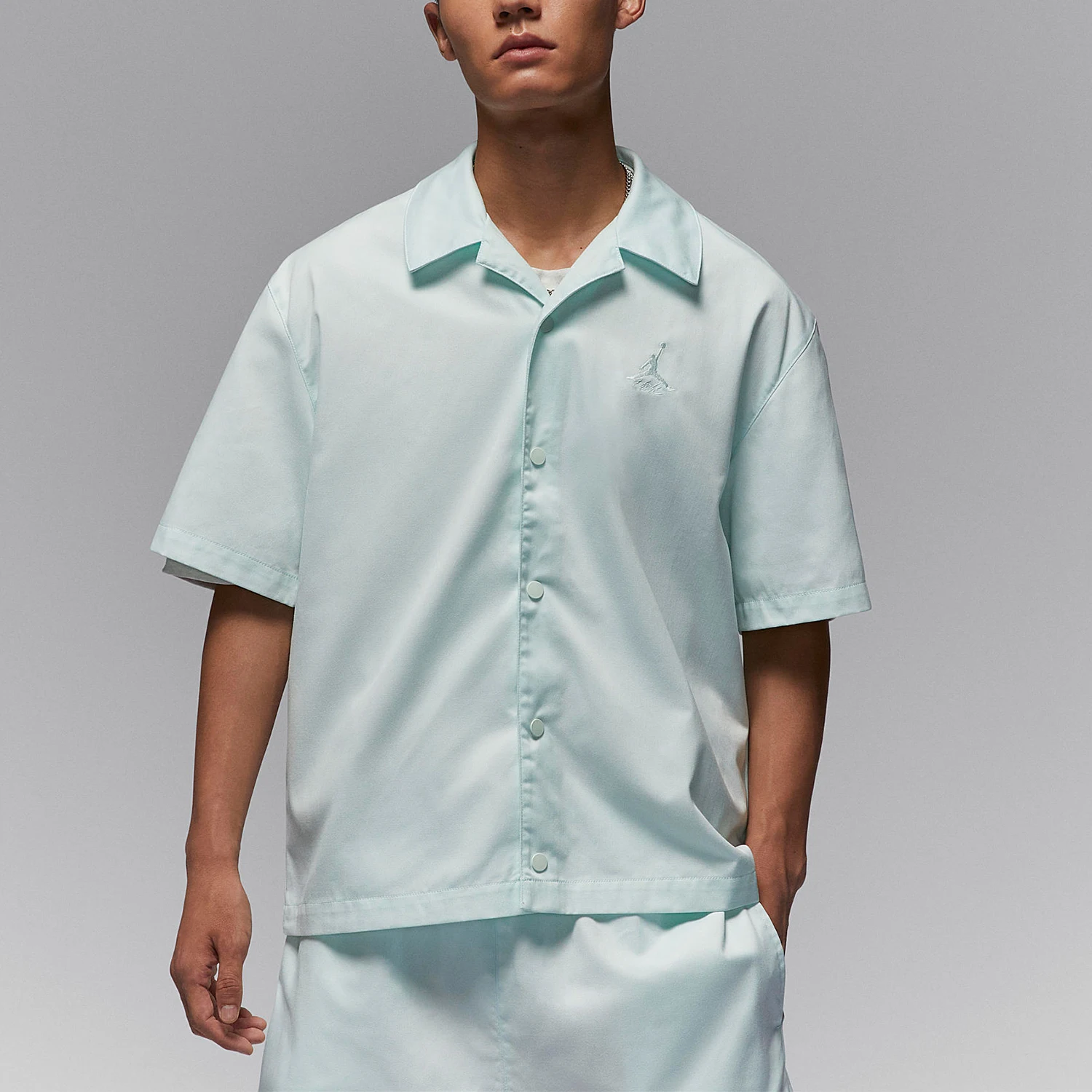 

Nike genuine genuine JORDAN Men's Turn-Down Collar Casual Sport Short Sleeve Shirt FN4626-394