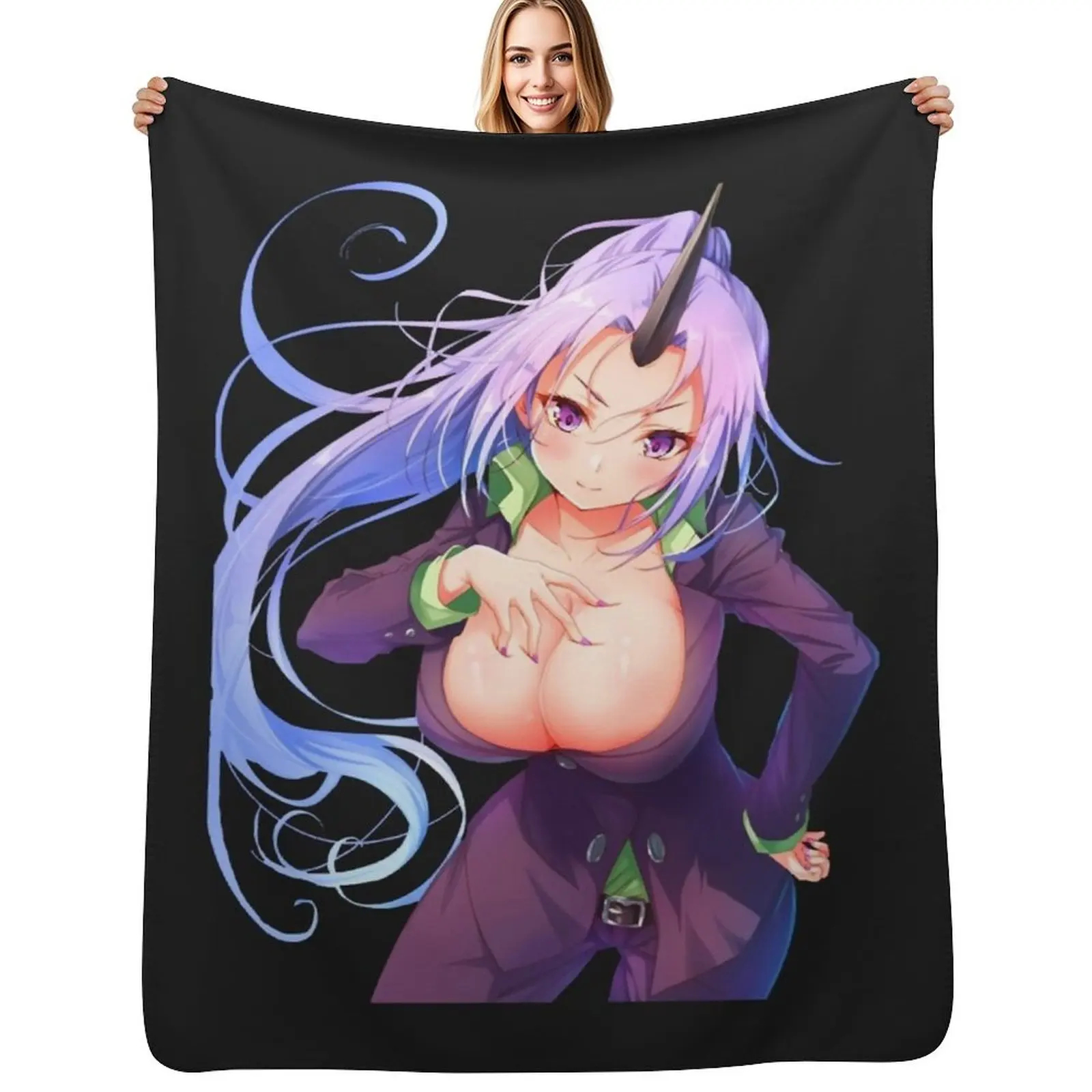

Shion sexy hentai anime 1 Throw Blanket Softest Hairy Fashion Sofas Thin Blankets