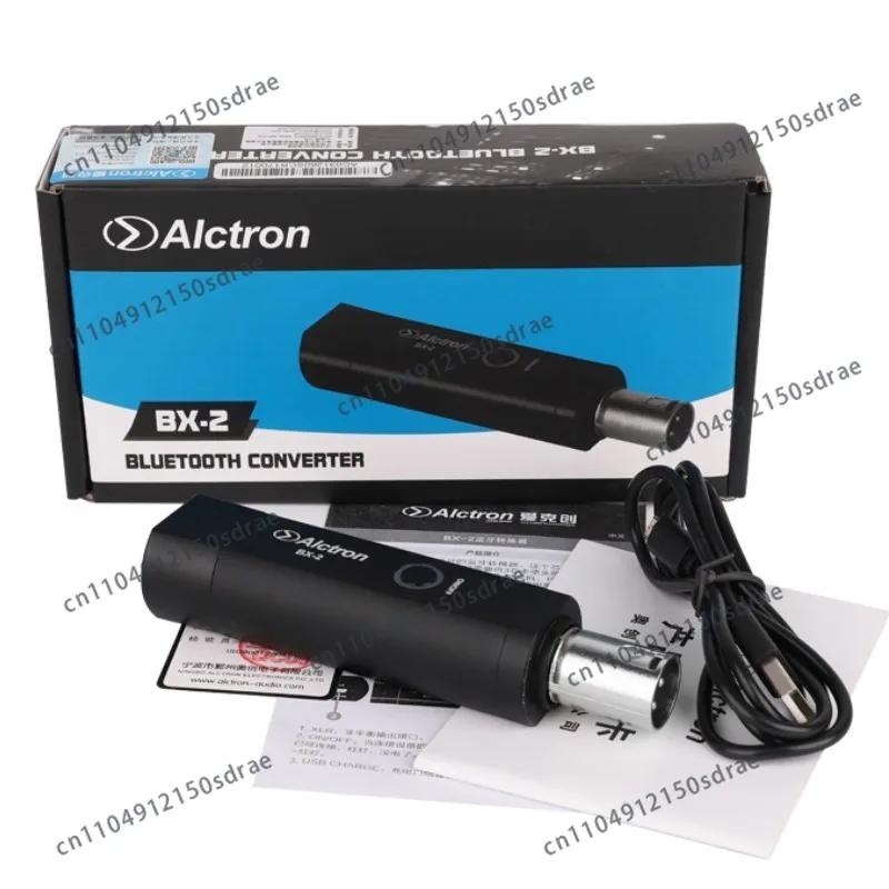 Alctron BX-2 portable Wireless Bluetooth V4.0 Receiver XLR interface Audio Converter Amplifier Audio Receiver plug and play