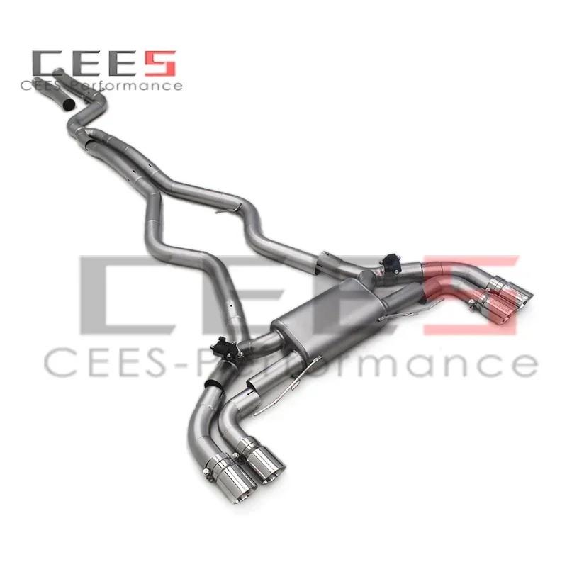 CEES Catback Exhaust For BMW M340i/M340 3.0T 2019-2022 Stainless Steel Valvetronic Exhaust Muffler T Exhaust pipes