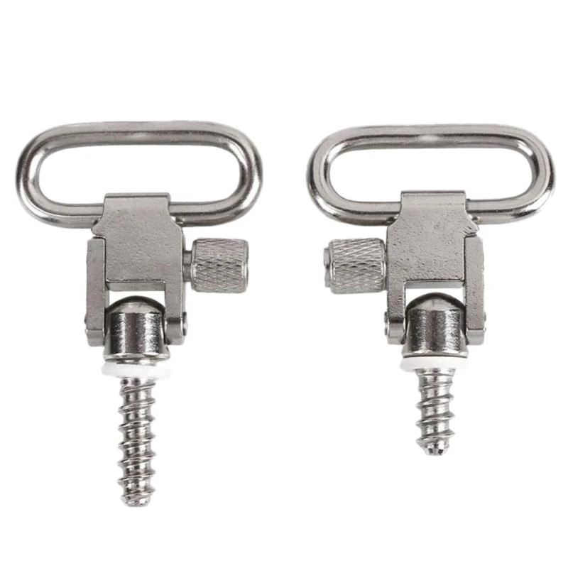 

1.57Inch Buckle Tactic Buckle Metal Loop Sling Swivels Set with Screws Metal Sling Swivels Part