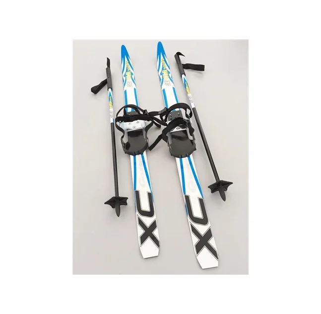 Outdoor Thicken Plastic Sledge Skiing Cross Country Snow Ski Pole Double Board