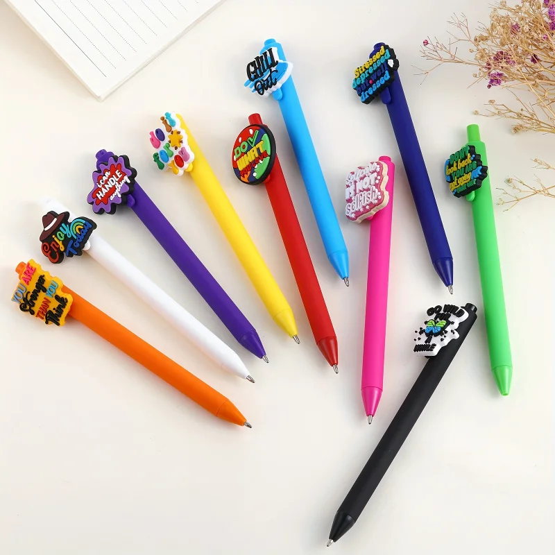 10/20 Pcs Inspirational Ballpoint Pens with 10 Inspirational Quotes, Multifunctional and Durable, Practical and Long Lasting