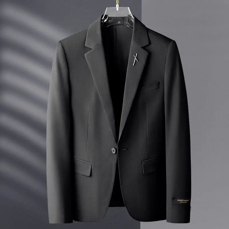 

Advanced men's Black Suit 2 Piece Casual Set Business Professional Formal Suit With Sense Of Luxury For Wedding Groom