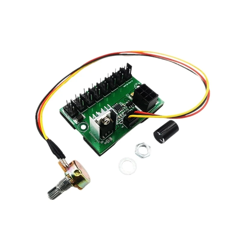 96GD 3Pin 4Pin Cooling Fan Regulator Extension Cable Speed Controller 6 Pin