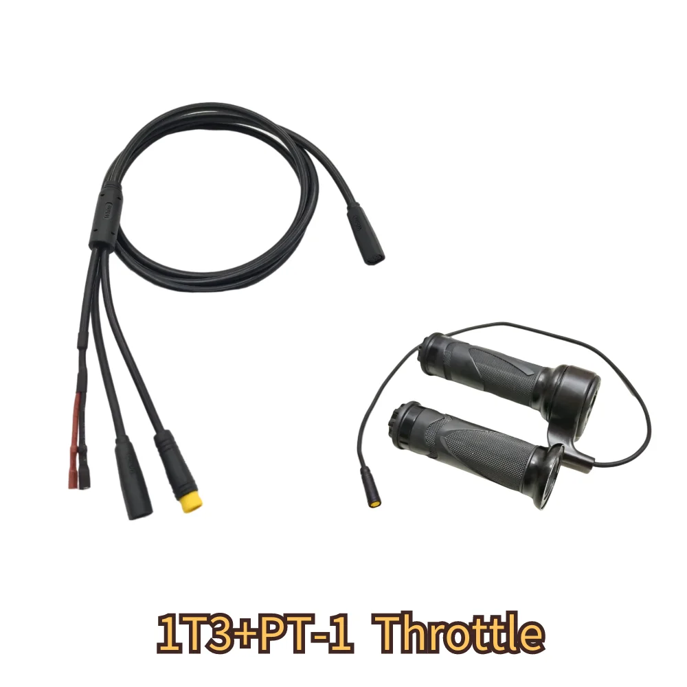 Electric Bicycle Conversion Kit, Ebike Cable, Thumb Throttle, Bafang Motor, DIY Part, M500, M600, 1T3