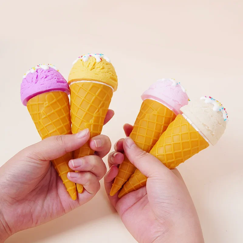 

Artificial Ice Cream Ball Cone Fake Dessert Colorful Food Model Window Display Simulation Props Home Decor Decorations