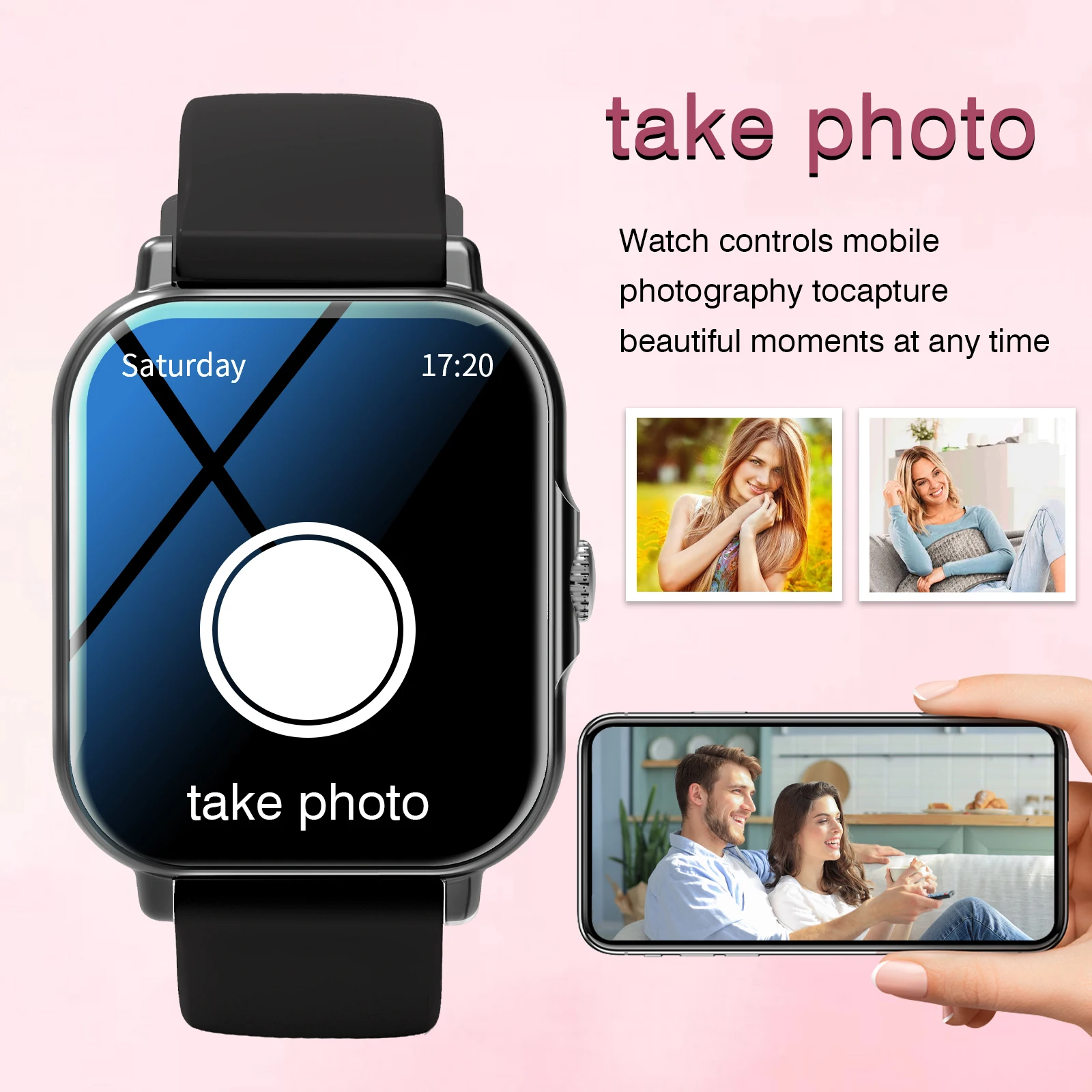 Unisex Children's Smart Watch - HD Call Answer Music Player Sedentary Alert Photo Storage Custom Wallpapers Holiday Gift