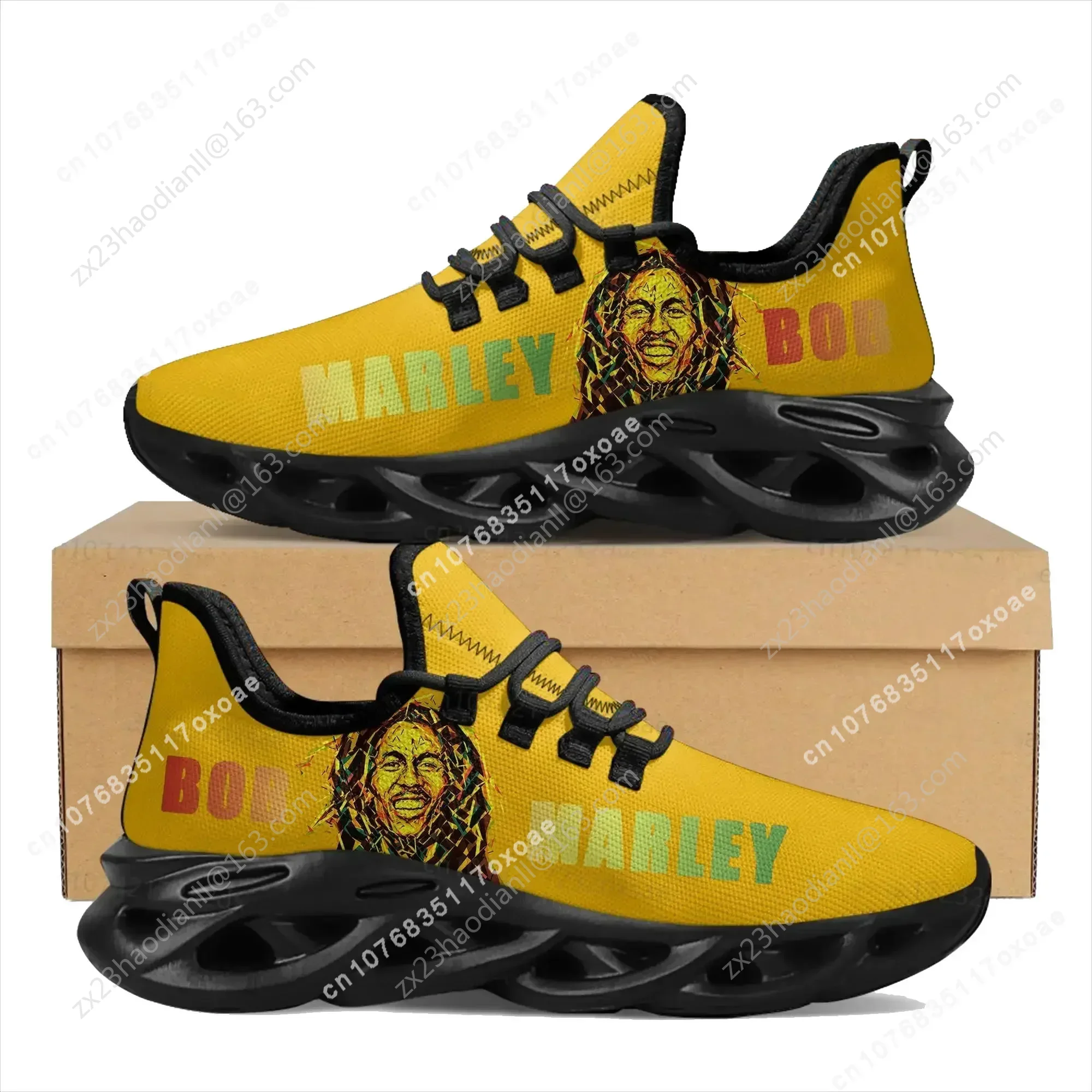 Bob Marley Reggae Rasta Music Singer Sports Shoes Mens Womens Teenager Sneakers Fashion Casual Custom High Quality Couple Shoes