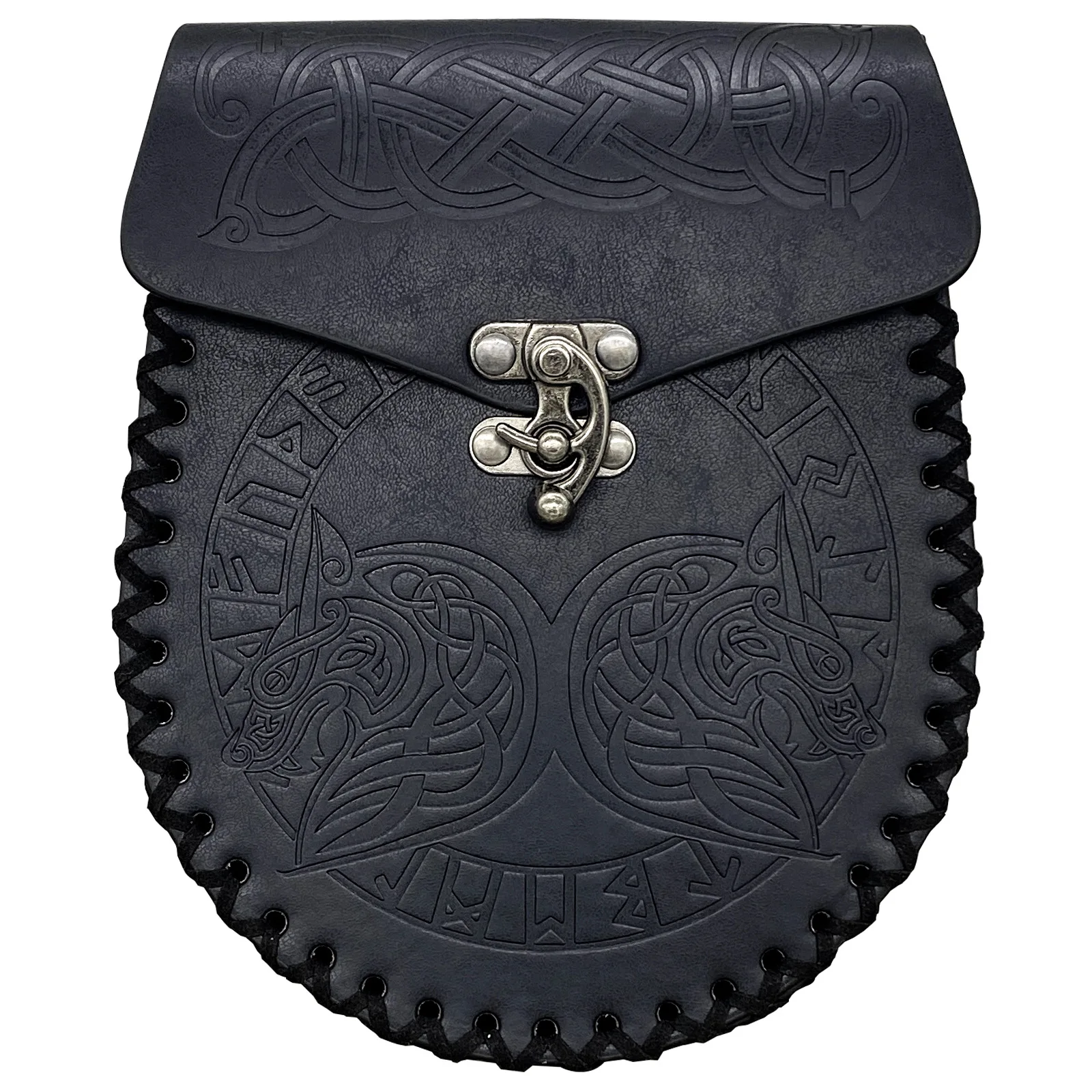 Hot Sale Viking Style Mid-century Hangende Riem Portemonnee Vintage Heuptas Pochete Heuptas Fanny Pack Mannen