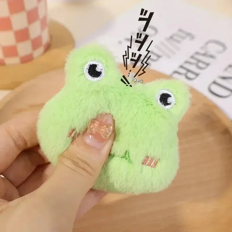 2026 New Cute Plush Cartoon Animals Keychain Kawaii Cartoon Bag Pendant Soft Press Key Ring Adults Kids Awards Charm Gifts 1-30x