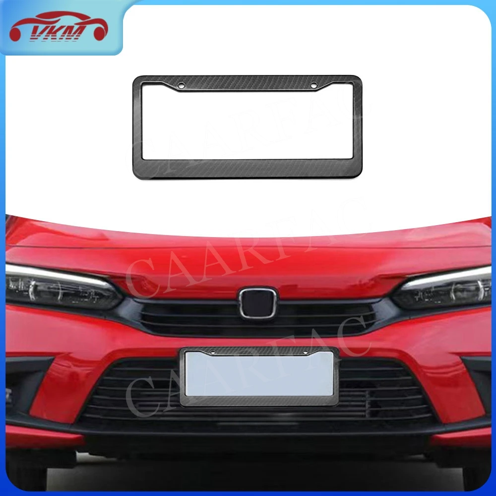 

Dry Carbon Fiber License Plate Frame for US Universal American License Plate Frame Holder