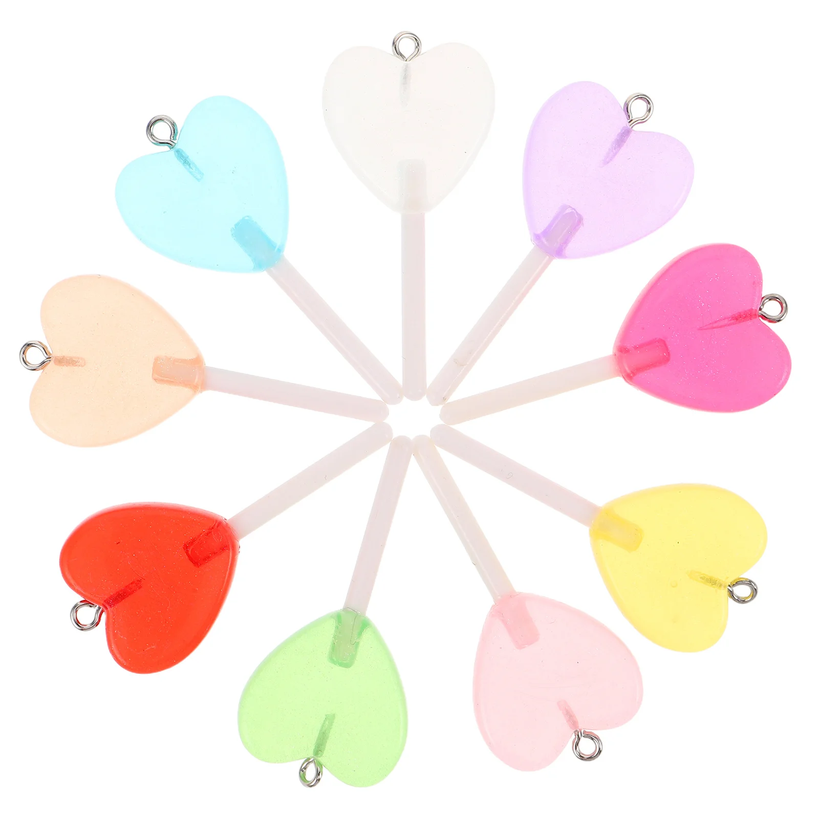 40 個樹脂キャンディロリポップチャームリアルなデザイン DIY ジュエリー作成用キャンディペンダントキーホルダーアクセサリーミニ樹脂ロリポップ